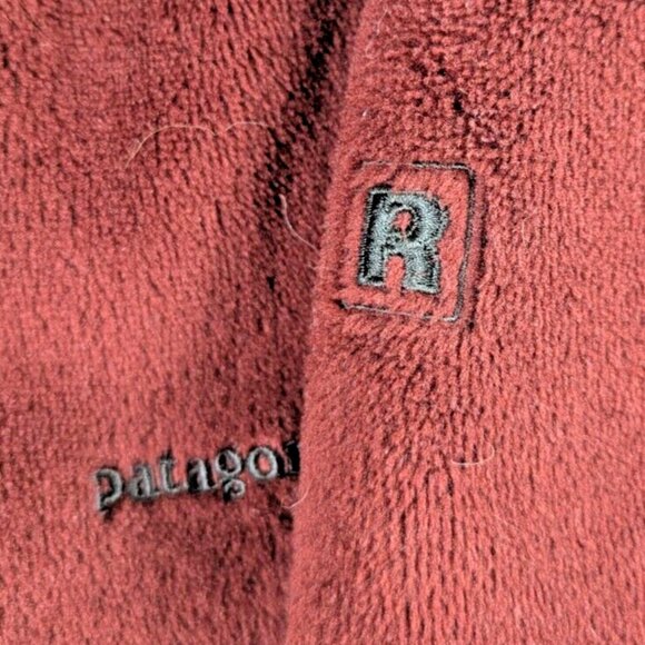 VTG 90s Patagonia R4 Fleece Jacket Womens L Red Polartec Regulator USA Made - Picture 4 of 11